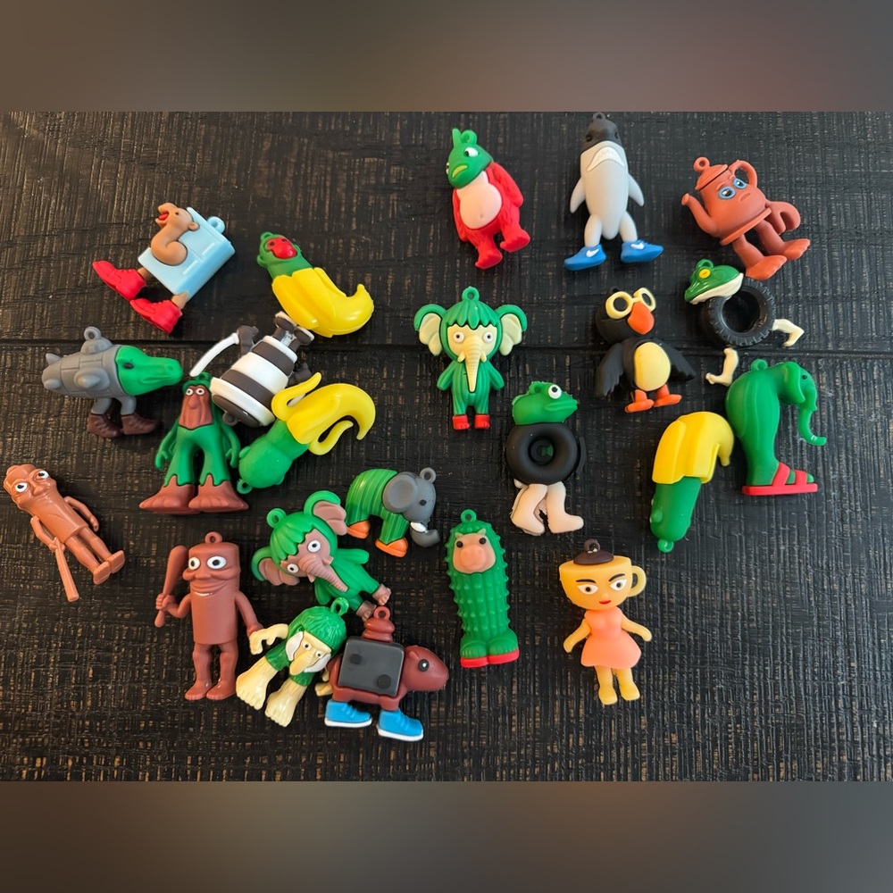 Keychain 23PCS Brainrot Figures Toys 2.5in